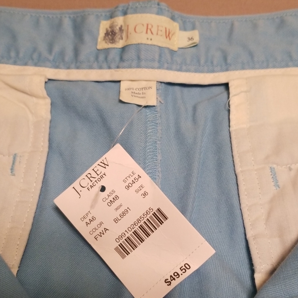 J crew sz 36 blue shorts